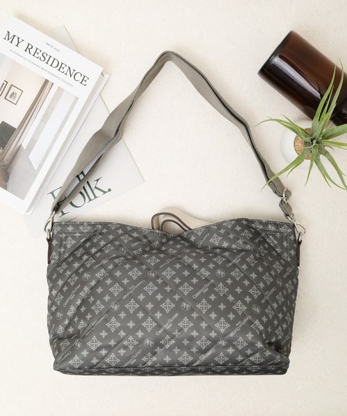 christian olivier（クリスチャンオリビエ）の「CHRISTIAN OLIVIER ダイヤモンドキルティング ２WAYショルダーバッグ（ショルダーバッグ・レディース・アイボリー/ブルーグリーン/ブラック×ブラック/チャコール/カーキ系・M）」の3枚目の写真