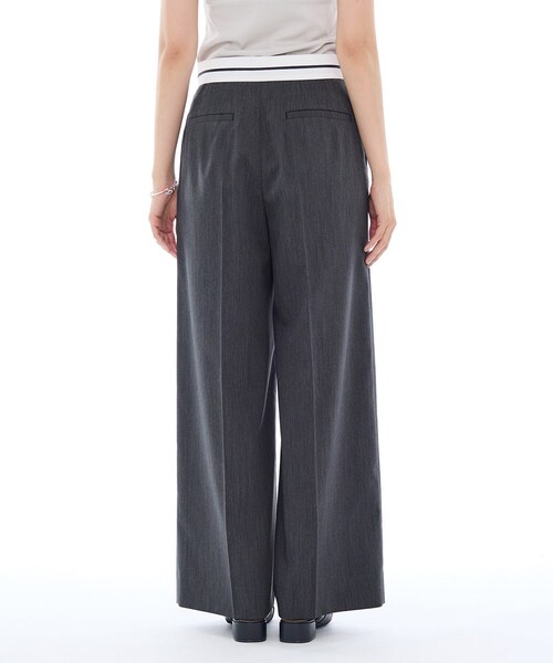 INDIVI（インディヴィ）の「【ウール調素材】ベルトデザインワイドパンツ（その他パンツ・レディース・チャコールグレー/ライトグレー・40/38/36/15 /13/05/19）」の14枚目の写真