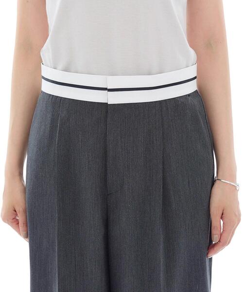 INDIVI（インディヴィ）の「【ウール調素材】ベルトデザインワイドパンツ（その他パンツ・レディース・チャコールグレー/ライトグレー・40/38/36/15 /13/05/19）」の15枚目の写真