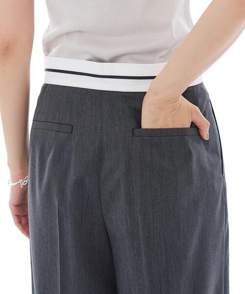 INDIVI（インディヴィ）の「【ウール調素材】ベルトデザインワイドパンツ（その他パンツ・レディース・チャコールグレー/ライトグレー・40/38/36/15 /13/05/19）」の17枚目の写真
