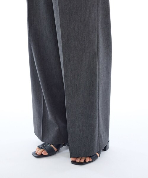 INDIVI（インディヴィ）の「【ウール調素材】ベルトデザインワイドパンツ（その他パンツ・レディース・チャコールグレー/ライトグレー・40/38/36/15 /13/05/19）」の18枚目の写真