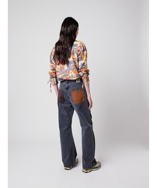 BOBO CHOSES(ボボショーズ)の「Color block denim pants(デニムパンツ・レディース・マルチ・L/M/S/XL/XS)」の6枚目の写真
