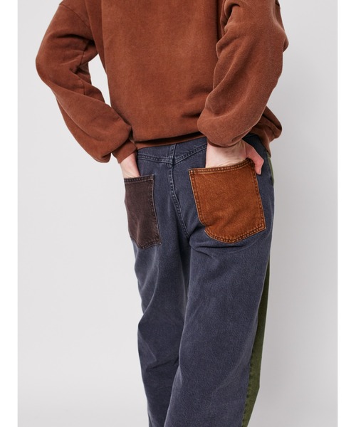BOBO CHOSES(ボボショーズ)の「Color block denim pants(デニムパンツ・レディース・マルチ・L/M/S/XL/XS)」の5枚目の写真