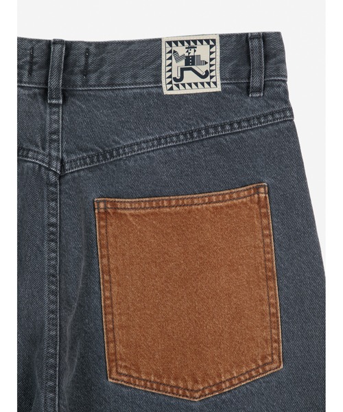 BOBO CHOSES(ボボショーズ)の「Color block denim pants(デニムパンツ・レディース・マルチ・L/M/S/XL/XS)」の4枚目の写真