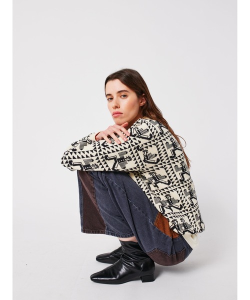 BOBO CHOSES(ボボショーズ)の「Color block denim pants(デニムパンツ・レディース・マルチ・L/M/S/XL/XS)」の17枚目の写真