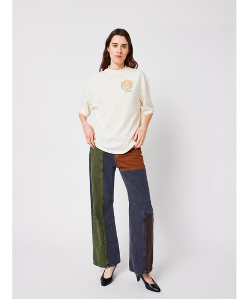 BOBO CHOSES(ボボショーズ)の「Color block denim pants(デニムパンツ・レディース・マルチ・L/M/S/XL/XS)」の18枚目の写真