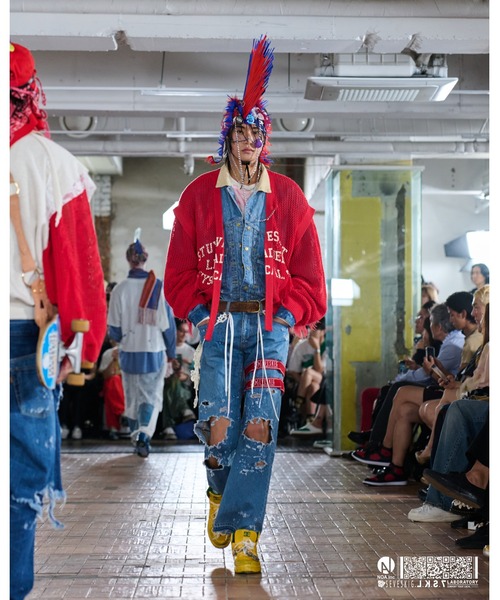 SEVESKIG（セヴシグ）の「SEVESKIG/セブシグ/CARDIGAN＿KN-SV-NRS-1001（カーディガン/ボレロ・メンズ・ブラック/レッド・SMALL/MEDIUM/LARGE/X-LARGE）」の18枚目の写真