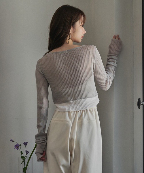 lemaire レイヤードデザインカーディガン lemaire ルメール レイヤード カーディガン ニット therow ザロウ