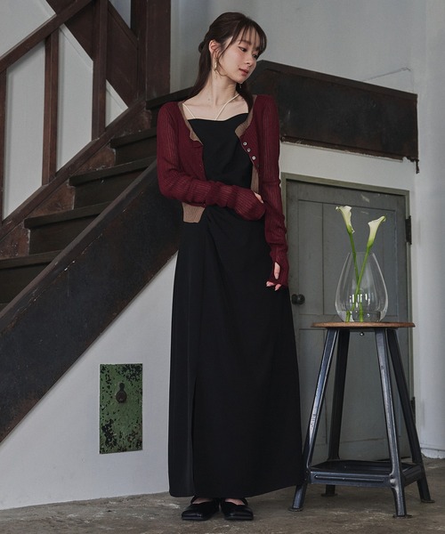 lemaire レイヤードデザインカーディガン RELAXED TWISTED CARDIGAN - Anthracite - Merino Blend - Unisex