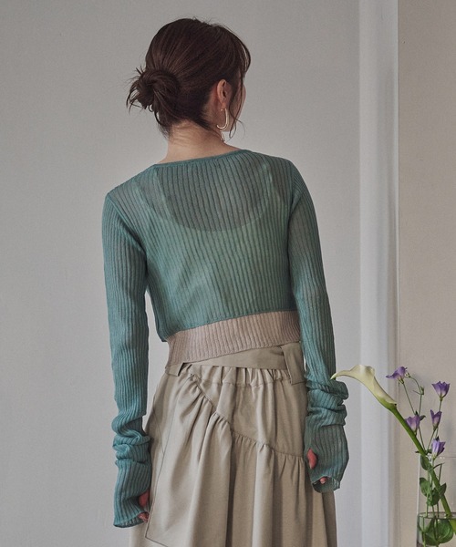 lemaire レイヤードデザインカーディガン layered design cardigan / レイヤードデザインカーディガン