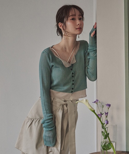 lemaire レイヤードデザインカーディガン layered design cardigan / レイヤードデザインカーディガン