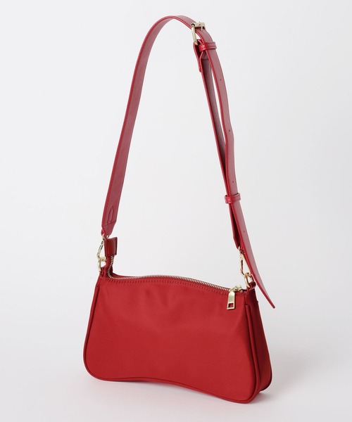 A part by（アパートバイ）の「ナイロン2WAYバッグ（ショルダーバッグ・レディース・レッド/キャメル/ブラック・FREE）」の15枚目の写真