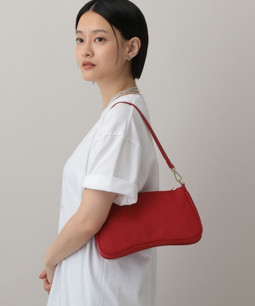 A part by（アパートバイ）の「ナイロン2WAYバッグ（ショルダーバッグ・レディース・レッド/キャメル/ブラック・FREE）」の13枚目の写真