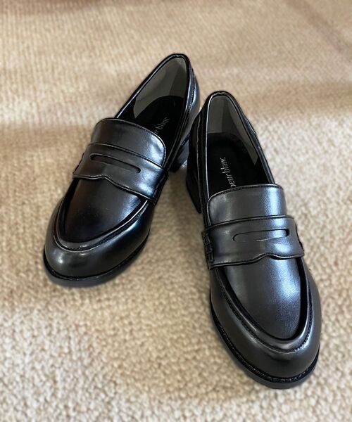 le.coeur blanc(ルクールブラン)の「《WEB限定アイテム》クッションソールコインローファー(ローファー・レディース・キャメル/ブラウン系その他3/ブラック・36/37/38/39)」の15枚目の写真