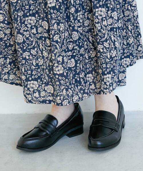 le.coeur blanc(ルクールブラン)の「《WEB限定アイテム》クッションソールコインローファー(ローファー・レディース・キャメル/ブラウン系その他3/ブラック・36/37/38/39)」の13枚目の写真