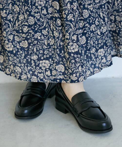 le.coeur blanc(ルクールブラン)の「《WEB限定アイテム》クッションソールコインローファー(ローファー・レディース・キャメル/ブラウン系その他3/ブラック・36/37/38/39)」の12枚目の写真