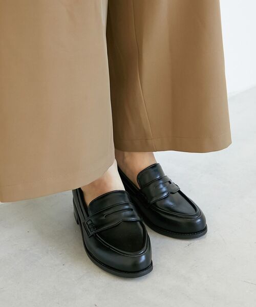 le.coeur blanc(ルクールブラン)の「《WEB限定アイテム》クッションソールコインローファー(ローファー・レディース・キャメル/ブラウン系その他3/ブラック・36/37/38/39)」の10枚目の写真