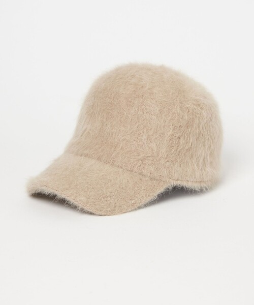 green label relaxing（グリーンレーベルリラクシング）の「ヘアリー キャップ / 帽子（キャップ・レディース・ブラック/ダークグレー/ベージュ・FREE）」の20枚目の写真