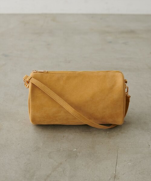 natural couture（ナチュラルクチュール）の「スエードミニバッグ（ショルダーバッグ・レディース・イエロー/その他1/ダークブラウン/レッド・FREE）」の15枚目の写真