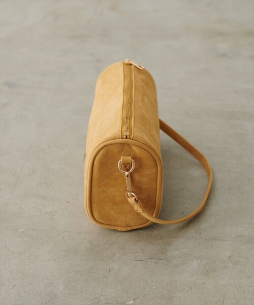 natural couture（ナチュラルクチュール）の「スエードミニバッグ（ショルダーバッグ・レディース・イエロー/その他1/ダークブラウン/レッド・FREE）」の17枚目の写真