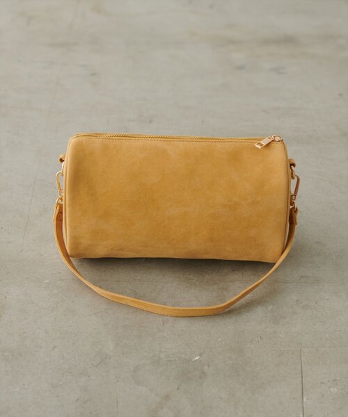 natural couture（ナチュラルクチュール）の「スエードミニバッグ（ショルダーバッグ・レディース・イエロー/その他1/ダークブラウン/レッド・FREE）」の18枚目の写真