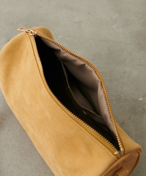 natural couture（ナチュラルクチュール）の「スエードミニバッグ（ショルダーバッグ・レディース・イエロー/その他1/ダークブラウン/レッド・FREE）」の21枚目の写真