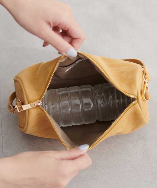 natural couture（ナチュラルクチュール）の「スエードミニバッグ（ショルダーバッグ・レディース・イエロー/その他1/ダークブラウン/レッド・FREE）」の22枚目の写真