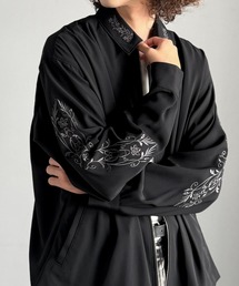 Classical Origin（クラシカルオリジン）の「「魅せる服。」刺繍デザインエレガンスジップアップジャケット／Elegant Embroidered Zip-Up Jacket（ブルゾン）」