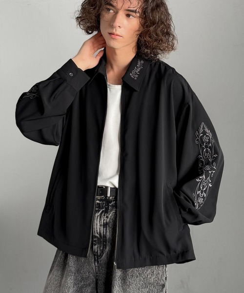 23SS✨新品未使用✨エムズグレイシー スカラップ刺繍入りフードジャケット 40 23SS✨新品未使用✨エムズグレイシー スカラップ刺繍入りフード