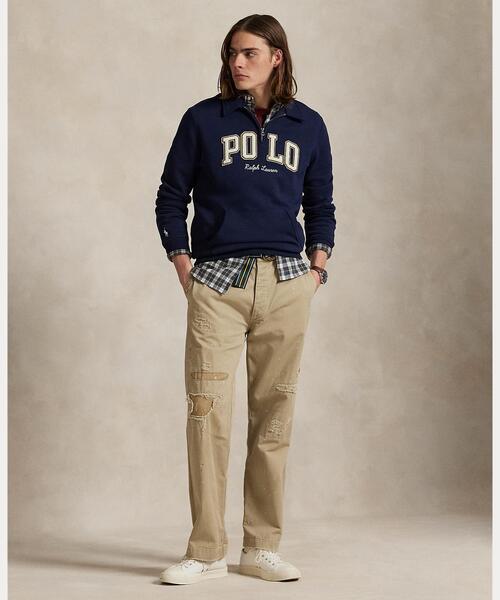 ロゴ フリース カラード スウェットシャツ（スウェット）｜POLO RALPH