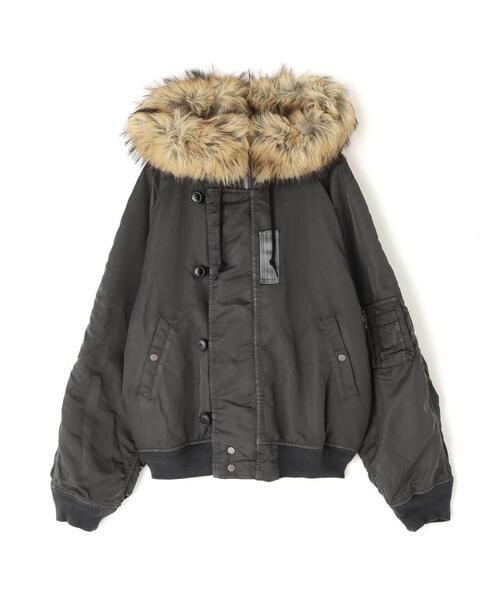 DANKE SCHON(ダンケシェーン)の「DankeSchon/ダンケシェーン/SATEN N2B(ミリタリージャケット・メンズ・ブラック/カーキ・M/L)」の15枚目の写真