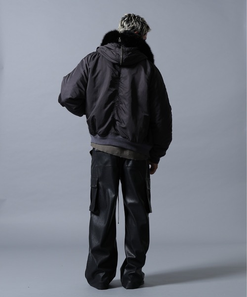 DANKE SCHON(ダンケシェーン)の「DankeSchon/ダンケシェーン/SATEN N2B(ミリタリージャケット・メンズ・ブラック/カーキ・M/L)」の8枚目の写真