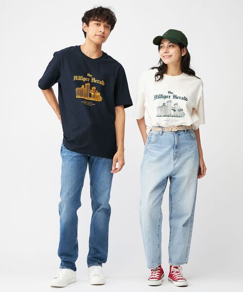 TOMMY HILFIGER(トミーヒルフィガー)の「ヘラルドスカイライングラフィックTシャツ(Tシャツ/カットソー・メンズ・ホワイト/ネイビー・LARGE/SMALL/MEDIUM/X-LARGE)」の9枚目の写真