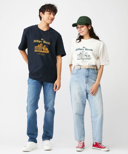 TOMMY HILFIGER(トミーヒルフィガー)の「ヘラルドスカイライングラフィックTシャツ(Tシャツ/カットソー・メンズ・ホワイト/ネイビー・LARGE/SMALL/MEDIUM/X-LARGE)」の10枚目の写真