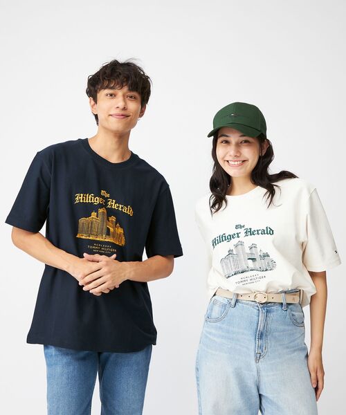 TOMMY HILFIGER(トミーヒルフィガー)の「ヘラルドスカイライングラフィックTシャツ(Tシャツ/カットソー・メンズ・ホワイト/ネイビー・LARGE/SMALL/MEDIUM/X-LARGE)」の12枚目の写真