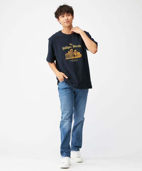 TOMMY HILFIGER(トミーヒルフィガー)の「ヘラルドスカイライングラフィックTシャツ(Tシャツ/カットソー・メンズ・ホワイト/ネイビー・LARGE/SMALL/MEDIUM/X-LARGE)」の15枚目の写真