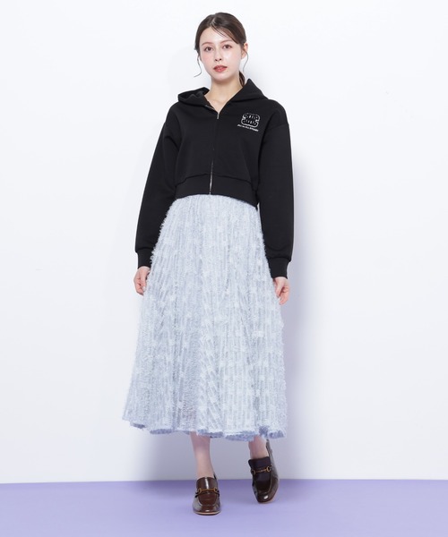 JILL by JILL STUART（ジルバイジルスチュアート）の「◇モコモコロゴパーカー（パーカー・レディース・ブラック/グレー/ホワイト・FREE）」の10枚目の写真