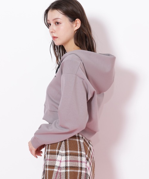 JILL by JILL STUART（ジルバイジルスチュアート）の「◇モコモコロゴパーカー（パーカー・レディース・ブラック/グレー/ホワイト・FREE）」の20枚目の写真