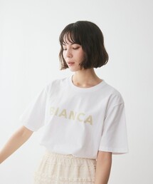【着回し抜群】BIANCAコットンロゴT