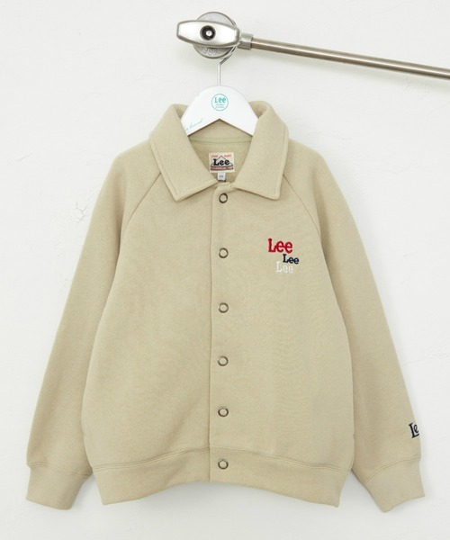 Lee（リー）の「Lee/リー【110-150cm】キッズ スウェットカーディガン スナップボタン/裏起毛/もこもこ/キッズ長袖（スウェット・キッズ・カーキ/ネイビー/レッド・130/140/150/110/120）」の2枚目の写真