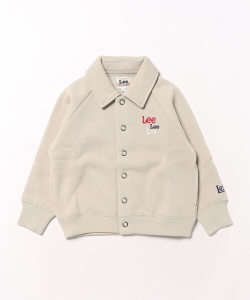 Lee（リー）の「Lee/リー【110-150cm】キッズ スウェットカーディガン スナップボタン/裏起毛/もこもこ/キッズ長袖（スウェット・キッズ・カーキ/ネイビー/レッド・130/140/150/110/120）」の5枚目の写真