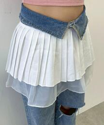 WEGO | WEGO/プリーツレイヤードラップスカート(スカート)