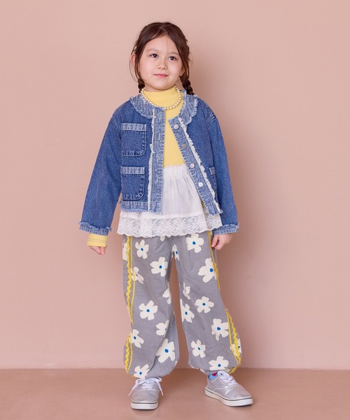 MARKEY'S（マーキーズ）の「ノーカラーデニムジャケット（デニムジャケット・キッズ・ブルー・90/100/110/120/140/130/150）」の14枚目の写真