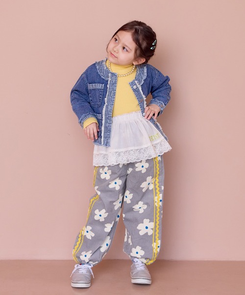 MARKEY'S（マーキーズ）の「ノーカラーデニムジャケット（デニムジャケット・キッズ・ブルー・90/100/110/120/140/130/150）」の15枚目の写真