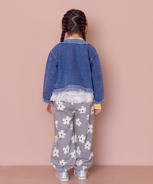 MARKEY'S（マーキーズ）の「ノーカラーデニムジャケット（デニムジャケット・キッズ・ブルー・90/100/110/120/140/130/150）」の17枚目の写真