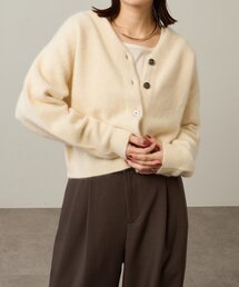 Omekashi | ファーウール2WAY Vカーディガン(カーディガン/ボレロ)