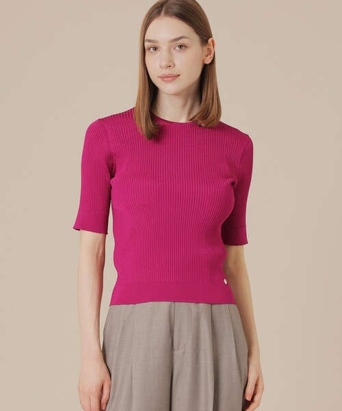 MACKINTOSH LONDON（マッキントッシュ ロンドン）の「ブライトレーヨンニットプルオーバー（ニット/セーター・レディース・ブラック/ライトブルー/ピンク系その他2/ブラウン・38/40）」の4枚目の写真