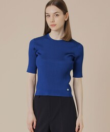 ブライトレーヨンニットプルオーバー