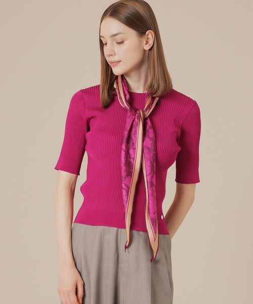 MACKINTOSH LONDON（マッキントッシュ ロンドン）の「ブライトレーヨンニットプルオーバー（ニット/セーター・レディース・ブラック/ライトブルー/ピンク系その他2/ブラウン・38/40）」の9枚目の写真