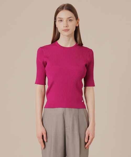 MACKINTOSH LONDON（マッキントッシュ ロンドン）の「ブライトレーヨンニットプルオーバー（ニット/セーター・レディース・ブラック/ライトブルー/ピンク系その他2/ブラウン・38/40）」の10枚目の写真